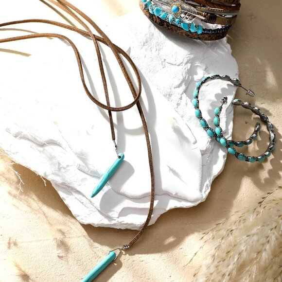 Western Jewelry for Women Bohemian Set Faux Leather - Picture 7 of 7